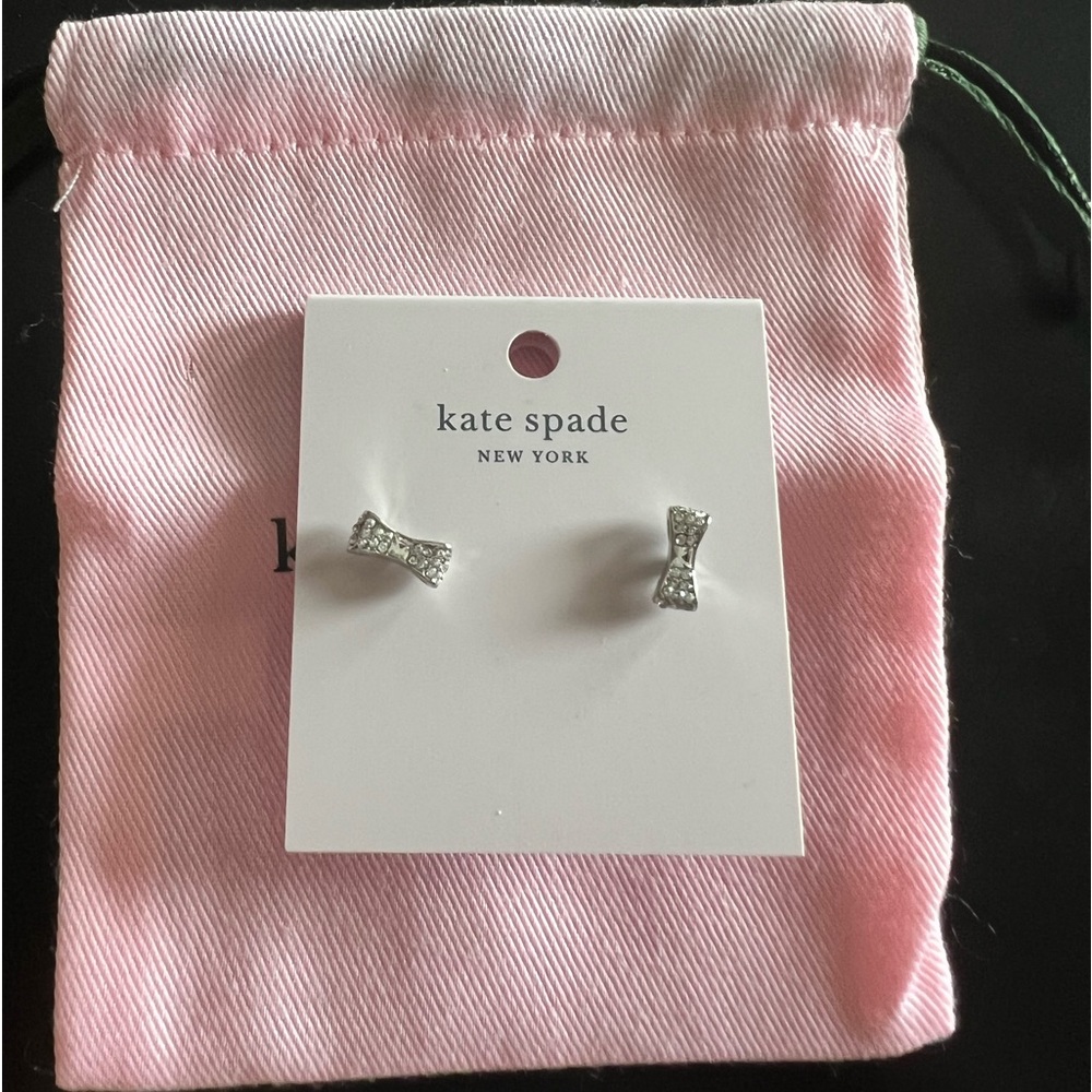 Kate spade bow stud earrings